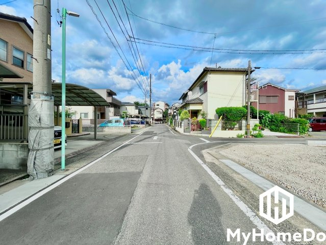 守山区高島町の前面道路含む現地写真