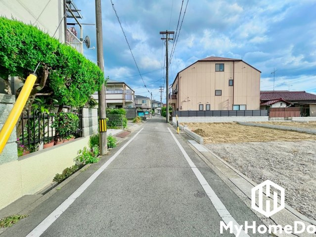 守山区高島町の前面道路含む現地写真