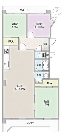 オオタピア平針の間取り