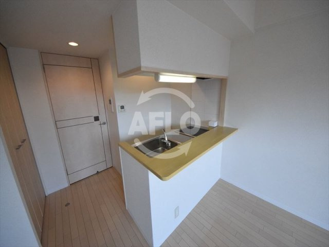 エス・キュート上本町イーストのキッチン|エス・キュート上本町イースト　2口ＩＨシステムカウンターキッチン