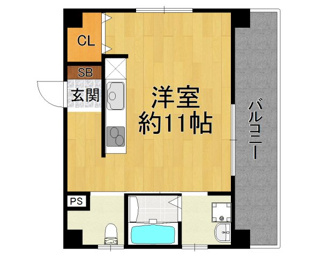 Victoire久寿川の間取り