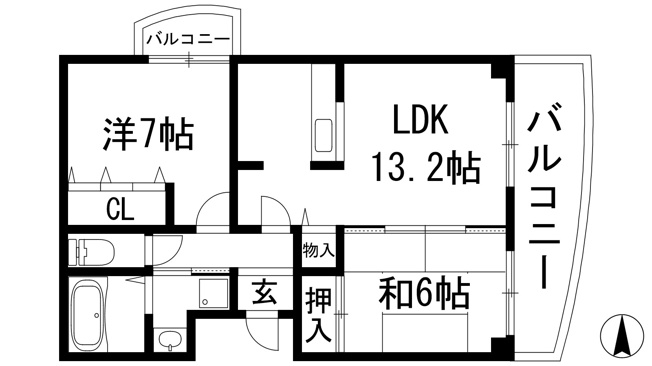 【間取り】 | ベリオ豊島野