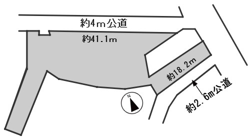 ５７５３９　岐阜市加納新柳町土地の区画図