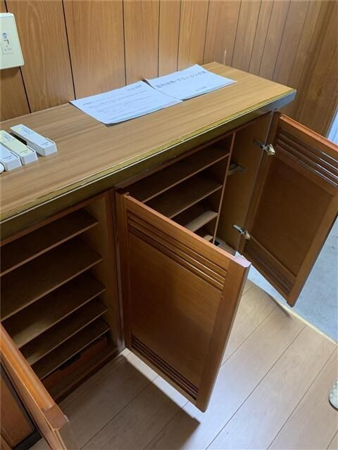 大芝台ハイツの玄関