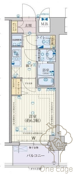 ベラジスタ塚本の間取り