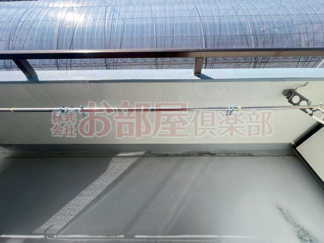 アザレアハイツ江崎のバルコニー|落ち着いた時間を過ごせるバルコニーです