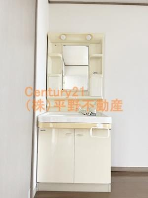 サンシャインコート東合川の洗面所|洗面所です