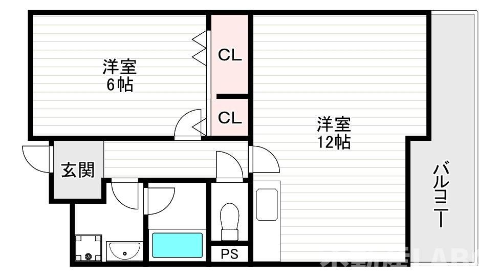 グランドールサンパティオの間取り