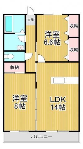 メゾンアンティムの間取り