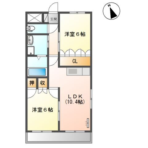 SonnetteⅡの間取り