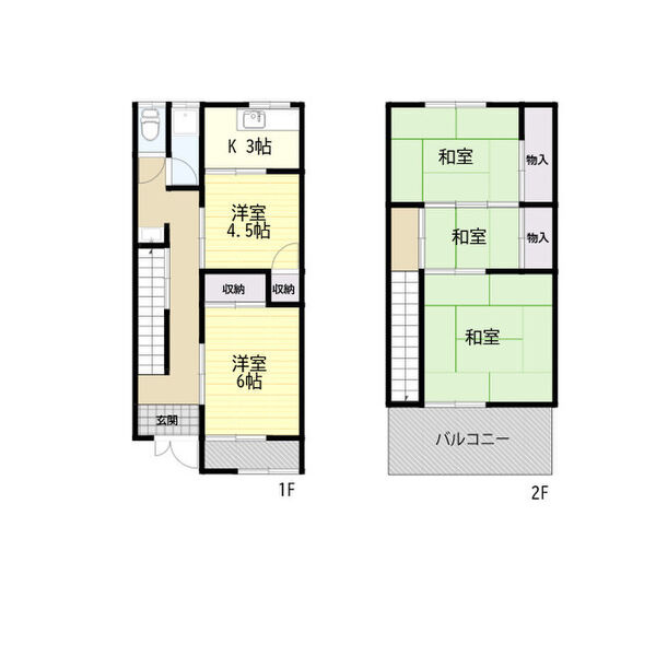 坂上1丁目DIY型住宅の間取り