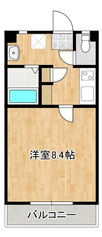コーポ荒川の間取り