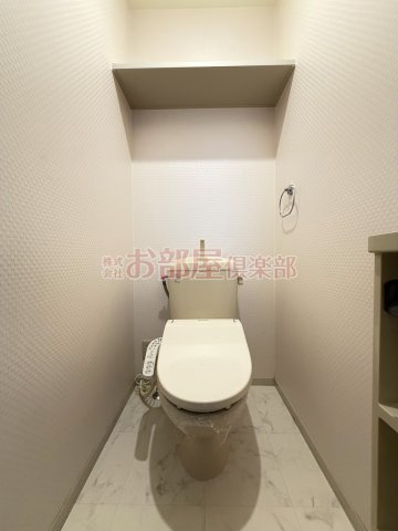 グリーンパーク大善寺Ⅱ　A棟のトイレ|落ち着いたトイレです