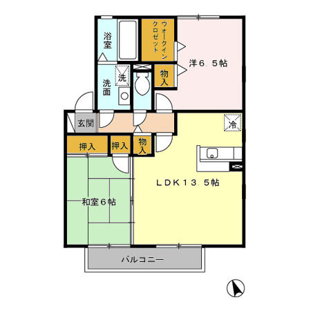 リビングタウン小森野 壱番館 Ｃ棟の間取り