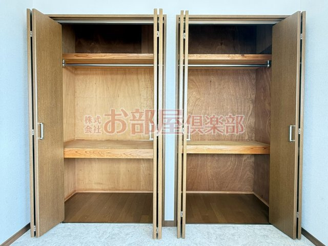 ハイツサンリバーⅤの収納|大きなものも収納できそうです