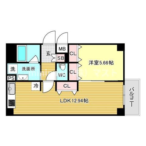 フラット・花の間取り