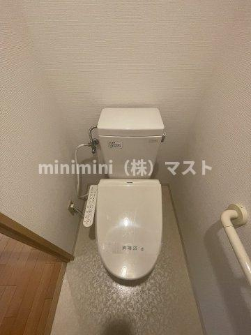 フラット・花のトイレ