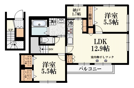 仮）元和泉2丁目メゾンの間取り