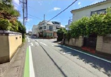 敷地面積33.88坪　売地　川越市砂新田の前面道路含む現地写真|建築に有利な角地！