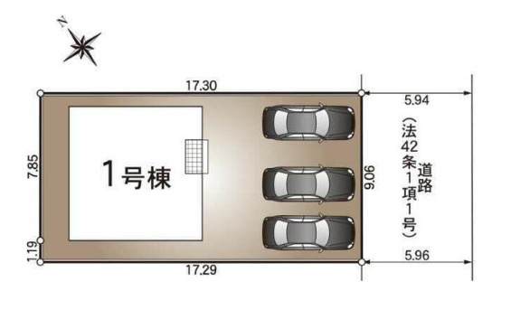クレイドルガーデン光市中央第9の区画図