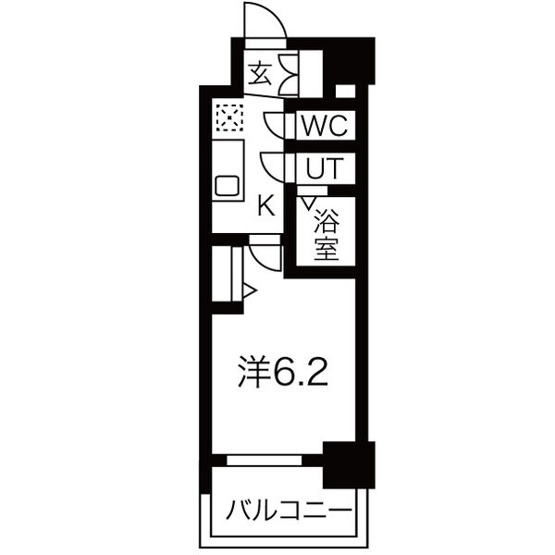 【間取り】 | メイクス矢場町Ⅱ