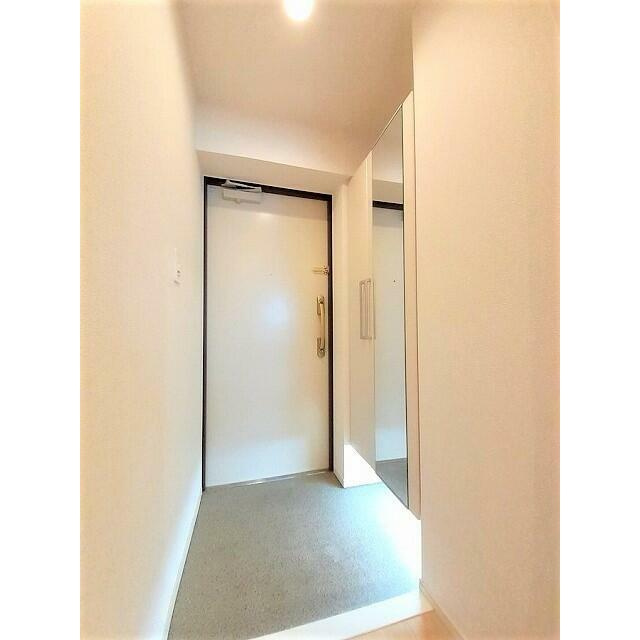 藤沢市円行１丁目の賃貸マンションの玄関