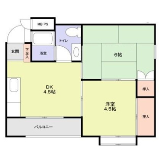 【間取り】 | 仁平ビル | 間取りです。