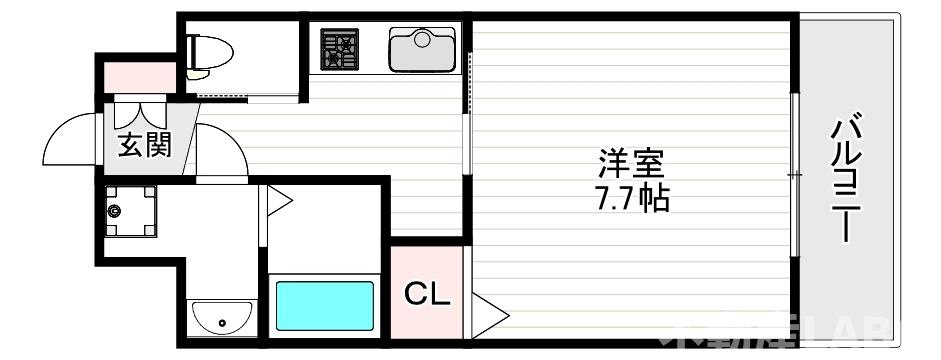 アール大阪リュクスの間取り