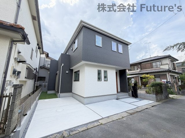 吉川市中野　新築戸建の外観|税優遇が受けられる長期優良住宅！耐震等級3取得