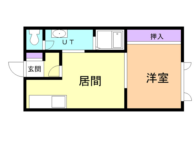 シャトーハイツの間取り