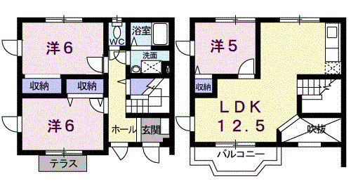 クレストール八上の間取り