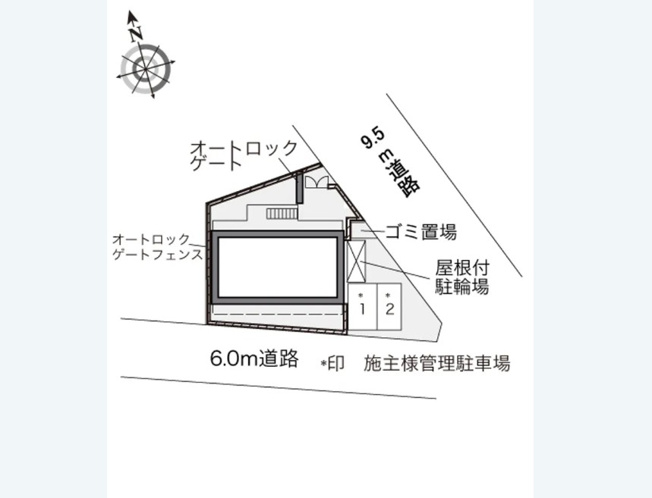 【区画図】 | フォーレストⅡ