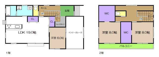 【間取り】 | 中古一戸建　高知市横内