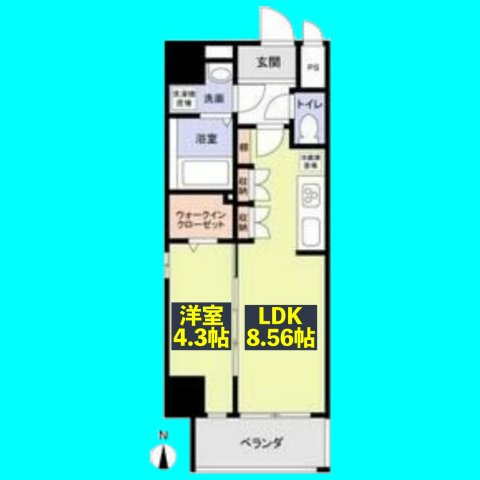 クレストタワー栄の間取り
