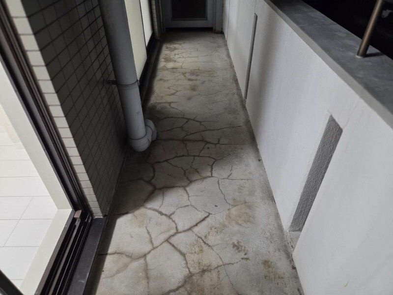 エトワール常盤台のバルコニー