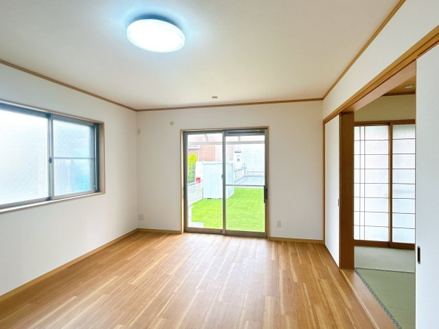 リフォーム中古戸建　瑞穂市古橋　平成19年築の居間・リビング