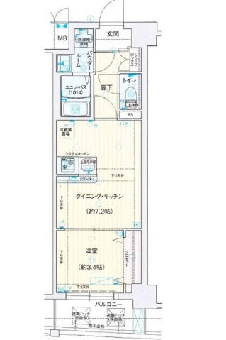 【間取り】 | レシオス大阪城SOUTH
