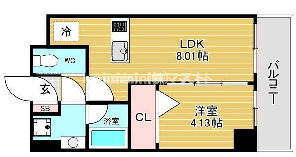 ウェルホームズ住吉大社の間取り