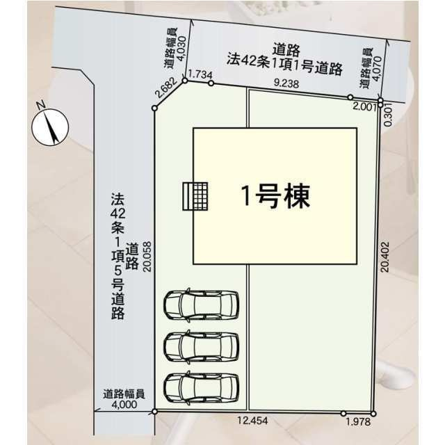 那珂市中台第2のその他|区画図です♪