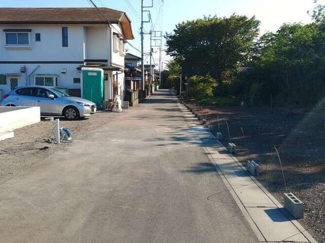 那珂市中台第2の前面道路含む現地写真