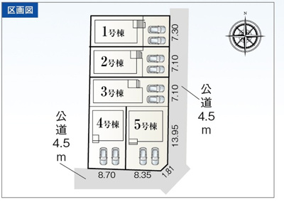 【区画図】 | 豊橋市芦原町 58-2期 新築一戸建て 1号棟 | 1号棟の区画図です