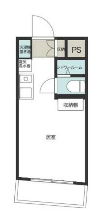 グリーンハウス　駅近　オール電化　礼金0の間取り