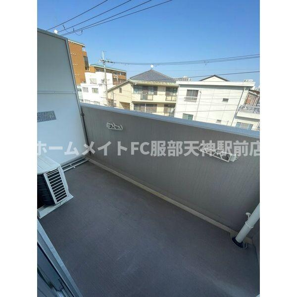 カスターニャ三国本町のバルコニー
