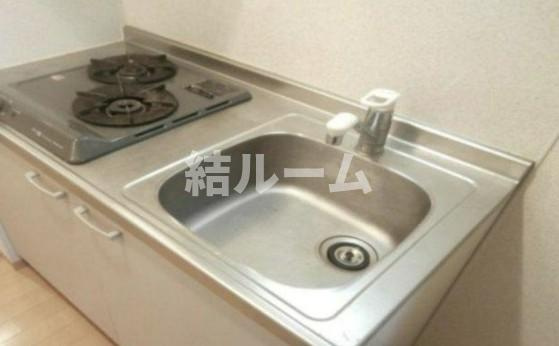 板橋区幸町のアパートのキッチン