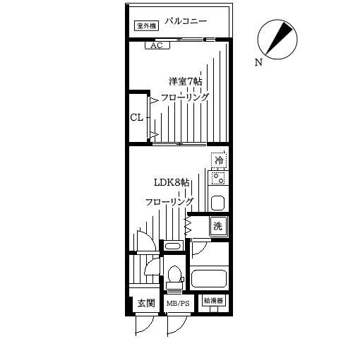 三栄ハイツの間取り