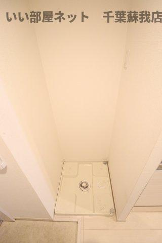 リブリ・クレール蘇我壱号館の洗面所|洗濯機置場