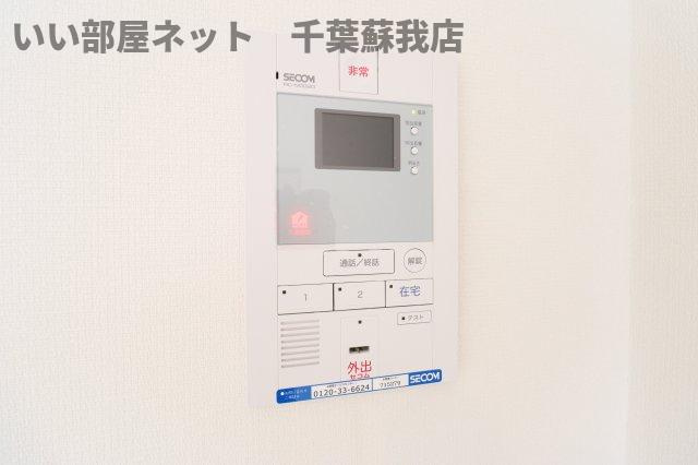 リブリ・クレール蘇我壱号館のセキュリティ|TVモニターホン付きでセキュリティ面も安心！