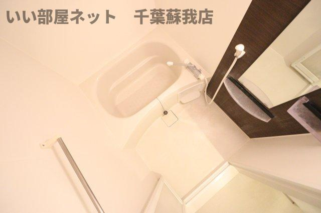 リブリ・クレール蘇我壱号館の浴室|きれいなお風呂です