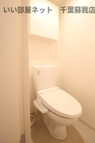 リブリ・クレール蘇我壱号館のトイレ|落ち着いたトイレです