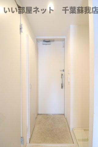 リブリ・クレール蘇我壱号館の玄関|落ち着いた玄関です